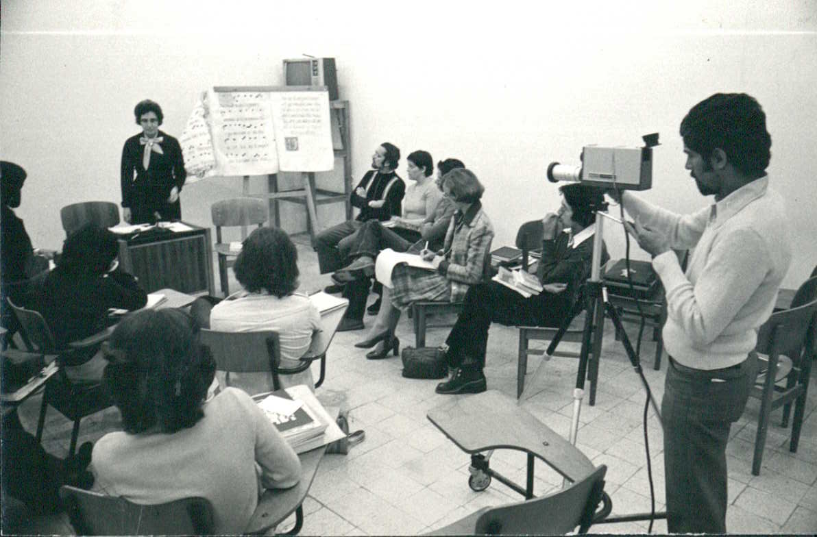 Estudiantes en clase