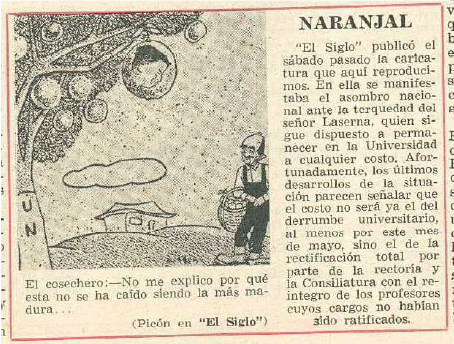 El Siglo, Bogotá, 30 de abril de 1960