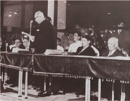 Último discurso de López Pumarejo en la Universidad Nacional (Noguera Mendoza, Aníbal. Aproximación a Alfonso López. Testimonios para una biografía. Tomo II. Banco de la República, Bogotá, 1986)