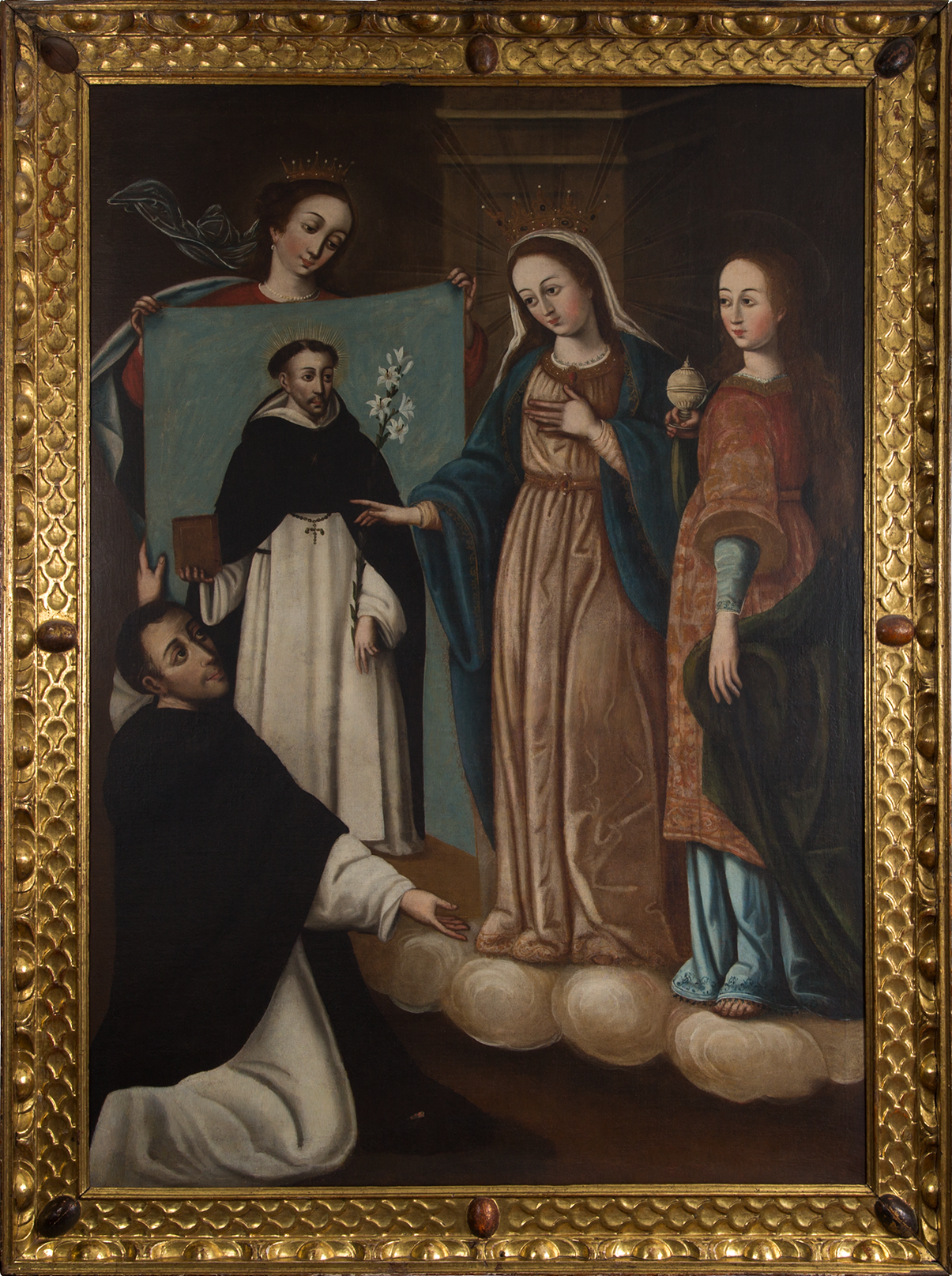 Milagro de Soriano, anónimo, siglo XVII. Óleo sobre lienzo
