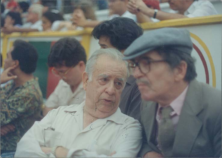 Mario Laserna en corrida de toros 3 (acompañado)