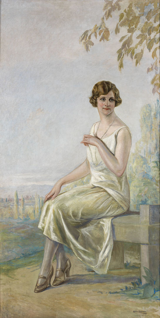 Matilde Holguín de Franco (Brindó apoyo económico a Los Andes y contribuyó a la fundación de la Universidad gracias a sus conexiones familiares y personales). Foto: Revista Semana, 15 noviembre de 1952, p. 24.