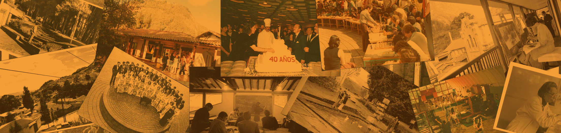 Collage de fotografías Uniandinas