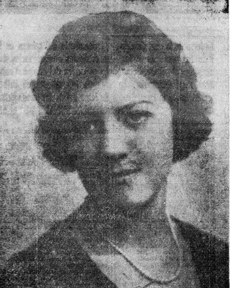 Elena Laserna Pinzón (hermana de Mario Laserna, trece años mayor que él. Gran viajera por Europa y América. Realizó estudios universitarios en EE.UU. Publicó traducciones y artículos en periódicos nacionales y extranjeros. Miembro del Centro Literario Rafael Pombo, lugar al que llevaba con frecuencia a Mario, fundado en Bogotá en 1928, y del cual fue su presidenta a partir de 1935). Foto: Archivo Particular