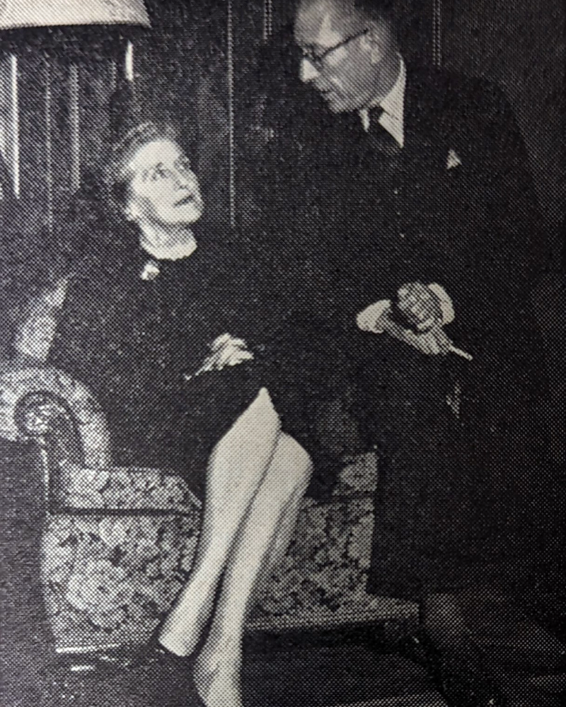 Evelyn Isabella Marshall Suárez (Catalizadora del convenio educativo de Los Andes con la Universidad de Illinois y gran apoyo en la búsqueda de financiación para la Universidad). Foto: Revista Semana del 1 de septiembre de 1951.